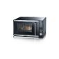 Severin MW 7864 Microwave / 23 L / black / Defrost / Grill separate device (Misc.)