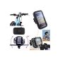 VicTsing handlebar mounting bracket with waterproof case for iPhone 5 / 5S / 5C / 4S / 4G / 4 / 3GS iPod GPS (Wireless Phone Accessory)
