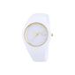 ICE-Watch - Watch - Quartz Analog - ICE Glam - White - Unisex - White Dial - White Silicone Bracelet - ICE.GL.WE.US13 (Watch)
