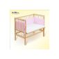 FabiMax cosleeping BASIC bed with crib bumper and mattress Amelie, 4 colors (Baby Care)