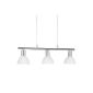 Pendant light, 3 x E14 / 40W, adjustable in height, REALITY