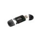 LogiLink CR0007 card reader USB 2.0 SD / SDHC / MMC / RS-MMC Black (Accessory)