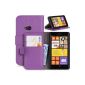 DONZO Wallet Structure Case for Nokia Lumia 625 Violet (Electronics)