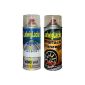 Sprayset for VW Perlblau color code LA5G or D3 or D3D3 Year 1997-2010 Unilack * 2 cans Ludwig paints spray paint in the set - a spray basecoat 400 ml and a can of gloss clear coat 400ml.  Both spray cans contain 1K car paint.