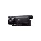 Sony FDR AX100E 4K Ultra HD camcorder (8.9 cm (3.5 inch) display, 24p / 25p / 50p / 50i Full HD recording (4K in 24p / 25p), built-in ND filter) black ( Electronics)