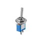 Goobay toggle switch Subminiature ON-OFF 2 Pins blue housing (tool)