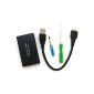 USB 3.0 USB3.0 to mSATA Mini PCI-E SATA SSD Adapter Converter Card External Enclosure Case Cover Box Enclosure (electronic)