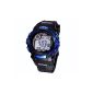 Children ufengke® digital alarm automatically sealed air wrist chronometer sports watch kids wrist blue (Watch)