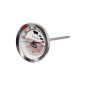 Xavax 2-in-1 meat thermometer made of stainless steel (simultaneous measurement of cooking and oven temperature, dishwasher safe) Silver (household goods)