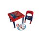 On ARPEJE - Cars - CDIC016 - Creative Recreation - Table + Chair with Activity Coloring Set (Toy)