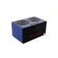 Blue NFC Portable Mini Speaker Digital Touch Screen + Remote Controller, Support Micro SD Card / MP3 / MP4 / Mobile Phone / Compute / FM radio, 1200mAh battery, 4Wx2 RMS output, 60Hz-18kHz frequency (electronic)