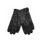 Leather gloves end with thermal lining Men (Clothing)