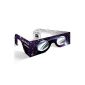 Not only for 20 March 2015: Set of 5 solar vision goggles / eclipse glasses with high quality solar filter film 