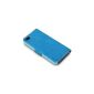 IPHONE 5 MOBILE DELUXE LEATHER Case Cover in blue, COVERT Retailverpackung (Wireless Phone Accessory)