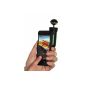 Bubble Scope 360 ​​degree camera lens with Clip-On Hard Case Cover for iPhone 5 / 5S - Black (Wireless Phone Accessory)