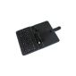 2-TECH Leather Case with Keyboard for 7 inch Tablet PC corresponds to 17.78 cm Micro USB USB Android Tablets (Automotive)