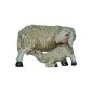 Ewe with lamb, suitable for 15 to 20cm figures