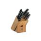 Zwilling 30756200 Twin Pollux knife block, bamboo, 7 pcs. (Household goods)