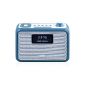 August MB400 - DAB / DAB + / FM radio and Bluetooth NFC Speaker - clock radio, boombox and MP3 player / USB input, SD card reader, AUX input (Wireless Phone Accessory)