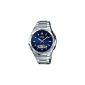 Casio - WVA-M640D-2AER - Waveceptor - Men's Watch - Quartz Analog - Digital - Blue Dial - Silver Bracelet (Watch)