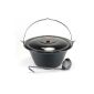 Goulash Kettle 30 liters and cover enamelled (garden products)