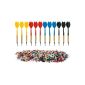 12 standard arrows with 500 colorful dart tips 1/4 BSF (Misc.)