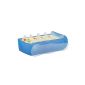 HAN 997-643 Karteibox CROCO for 900 cards A7, (PP), 121 x 85 x 246 mm, blue-translucent (Office supplies & stationery)