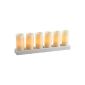 Lunartec real wax LED candles with charging station