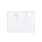 CS Schmalmöbel 12/131 dresser - multipurpose cabinet 131 Soft Plus, 106 x 84 x 45 cm, off-white (household goods)