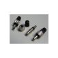 Set of 3 bike valves / 3 St? Ck bicycle valves BICYCLE GEAR, spare valves with cap BE-20157 (Equipment)