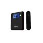 NINETEC Power Bank battery charger 10,000 mAh external USB for Smartphone Tablet NT-565 black (Office supplies & stationery)