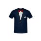 Spreadshirt T-Shirt Bow Tie - Men Costume (Clothes)