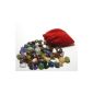 85 gems in beautiful cloth bag for Hus, Bao and Kalah Free Guide (Toys)