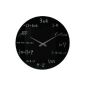 Glass wall clock Mathematic about 35 cm (toys)