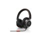 Philips Fidelio Headphones L2BO / 00 Black / Orange with call pickup function and microphone for mobile phone (Electronics)