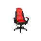 Topstar Executive armchair Chair with armrests Speed ​​black / red one size (household goods)