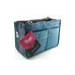 Periea - Storage bag / pocket / Organiser inside for handbag, 12 Grandes 28x17.5x12cm pockets - Chelsy sky blue (Luggage)