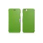 Luxury Leather Case for Apple iPhone 6 (4.7 inches) / side hinged / ultraslim / genuine leather / Folder Case / Color: Green (Electronics)