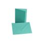 Folding Cards with Envelope B6 turquoise (Office supplies & stationery)