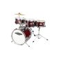 XDrum Junior Kids drums drum set (2-5 years) incl. School with DVD Red (Electronics)