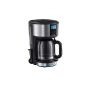 Russell Hobbs Coffee Buckingham - Nozzle Technology Advanced, 1.25 L, 24 programmable, LCD display, 1000 W, scaling function, brushed steel, 20680-56 (Kitchen)