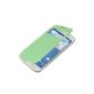kwmobile® practical and chic flap protective case for Samsung Galaxy S4 Mini i9190 / i9195 in Green (Electronics)