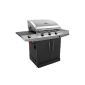 Char-Broil Gas Grill 140606 car T-36G, grill surface 67 x 47 cm, cast-iron grates porcelain coated, 56 x 140 x 114 cm (Garden & Outdoors)