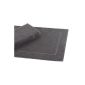 Bath mat bath mat color: anthracite gray Size: 50x70cm Premium quality 650 g / m²