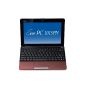 Asus Eee PC 1015PN 25.7 cm (10.1 inches) Netbook (Intel Atom N570, 1.6GHz, 1GB RAM, 320GB HDD, NVIDIA ION 2, Win 7 Starter) red (Personal Computers)