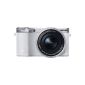 Samsung NX500 system camera (28 megapixels, 7.6 cm (3 inches) touch screen display, Ultra HD Video, WiFi, Bluetooth, GPS) incl. 16-50 mm Power Zoom Lens White (Electronics)