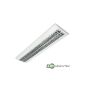 Grid luminaire, luminaire, ceiling light, Grid luminaire, Design lamp 2x54W with Doppelparabolraster (BAP) and electronic ballast