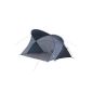10T Eve - beach clam oysters roof 200x150x130cm blue Wind & sunscreen with groundsheet (equipment)