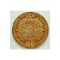 Steinfigur Mayan calendar for the wall, made of cast stone