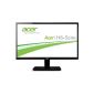Acer H236HLbmid 58.4 cm (23 inches) Monitor (LED, VGA, DVI, HDMI, 5ms response time) black (accessories)